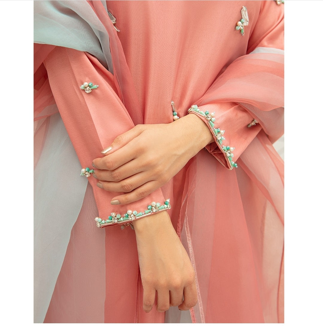 QAFLA COLLECTION SM PEACH UNSTITCHED