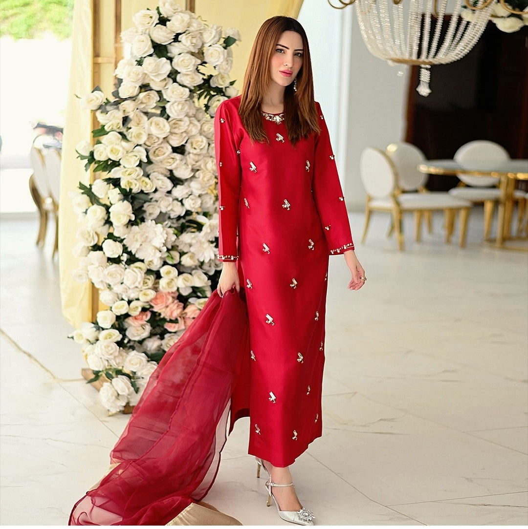 QAFLA COLLECTION SM RED UNSTITCHED