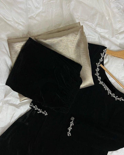 QF- SAHOO VELVET STITCH