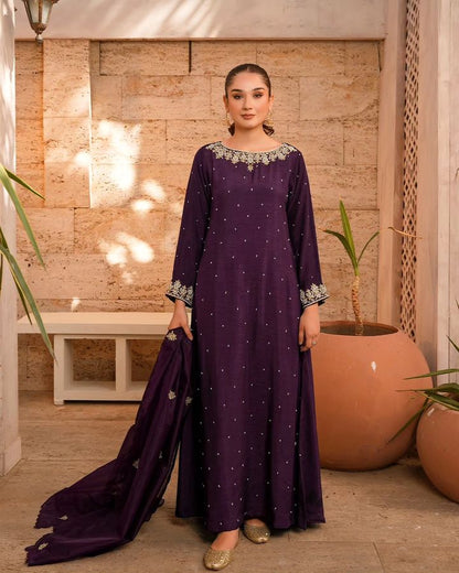 QAFLA COLLECTION  ZUMRA UNSTITCHED
