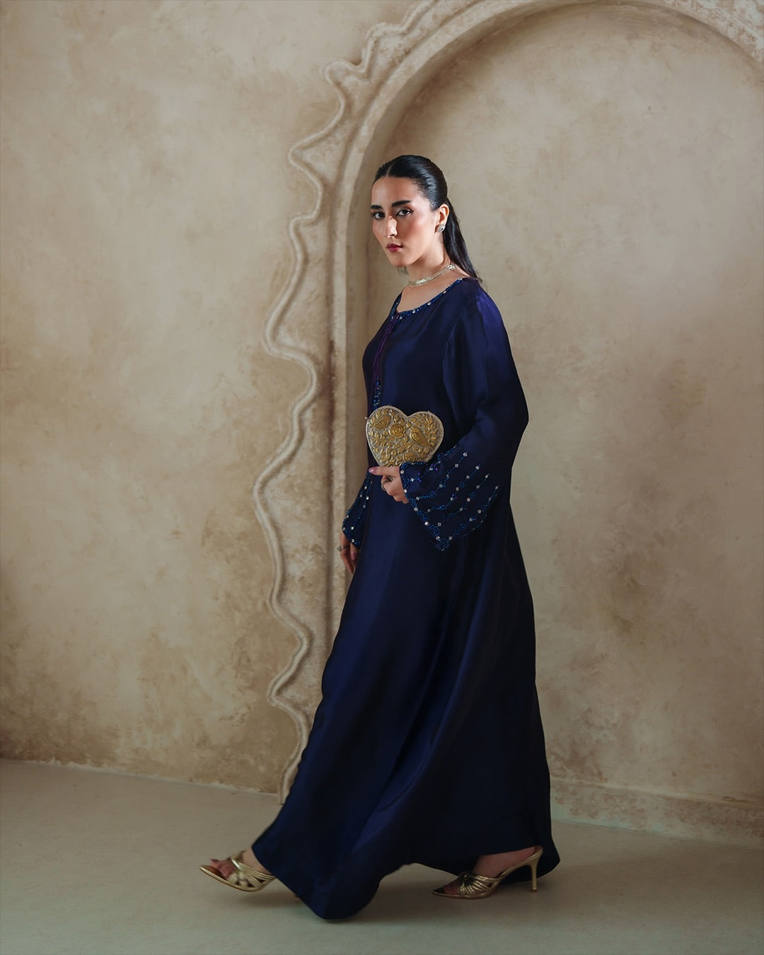 QAFLA COLLECTION NAQOOSH UNSTICHED