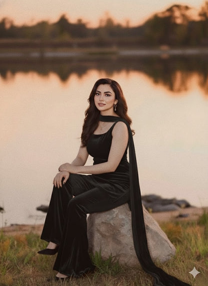 QF-REM BLACK VELVET STITCH