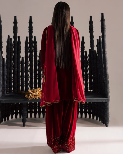 QF- RUBY VELVET  STITCH