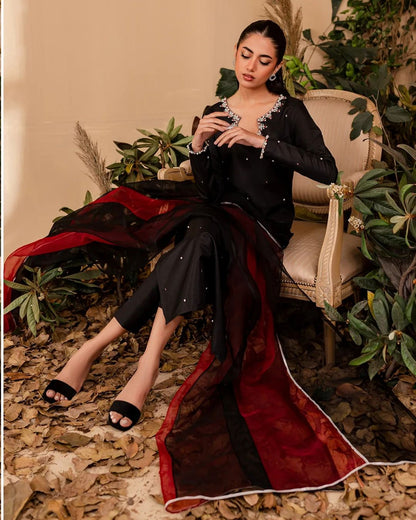 QAFLA COLLECTION  INAYAA UNSTITCHED