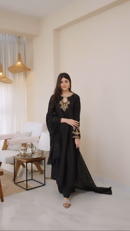 QAFLA COLLECTION  MUSHK  UNSTITCHED