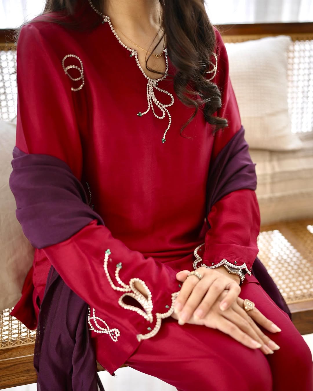 QAFLA COLLECTION RUKSAAR UNSTITCHED