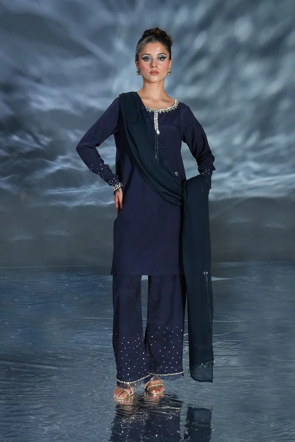 QAFLA COLLECTION BISMA UNSTITCHED