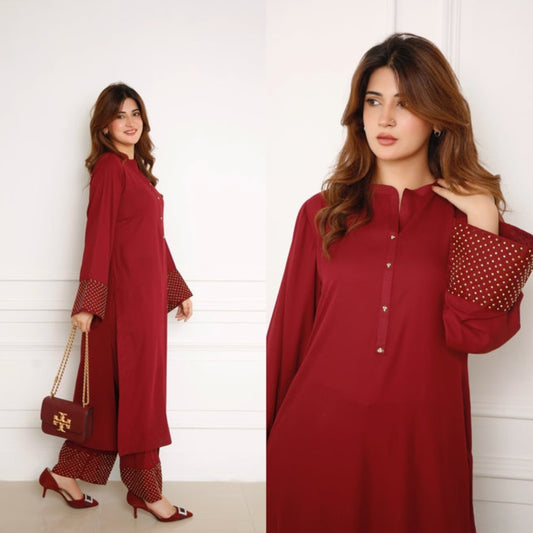 QF-ROSSO RED STITCH