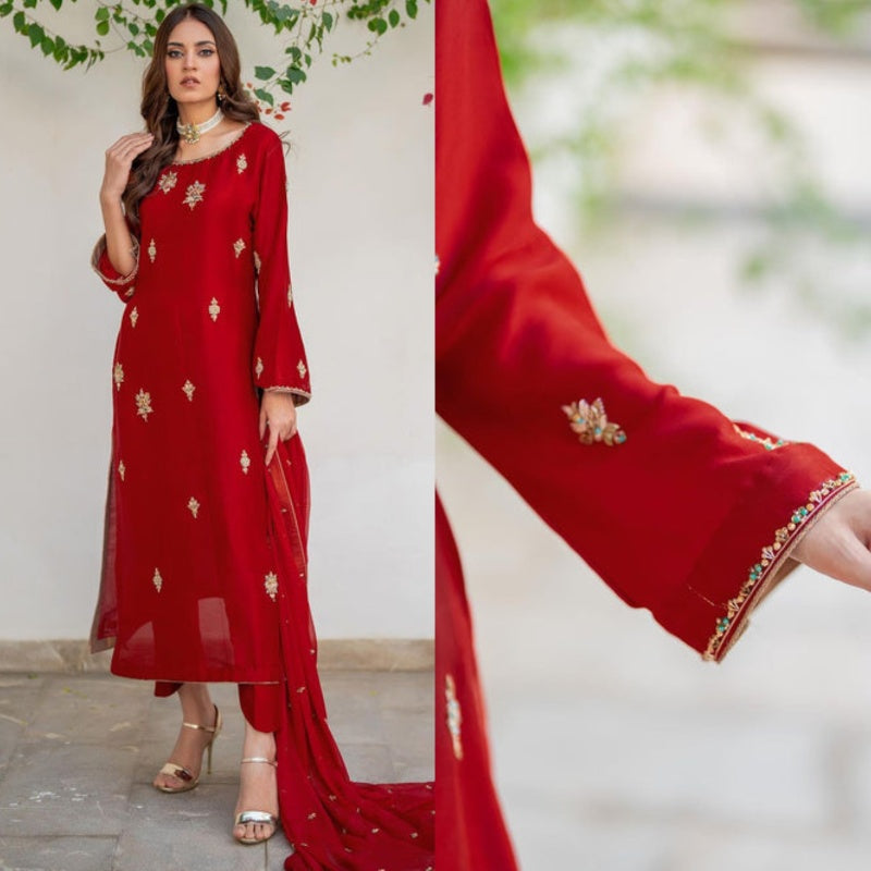 QAFLA COLLECTION  RUHI UNSTITCHED