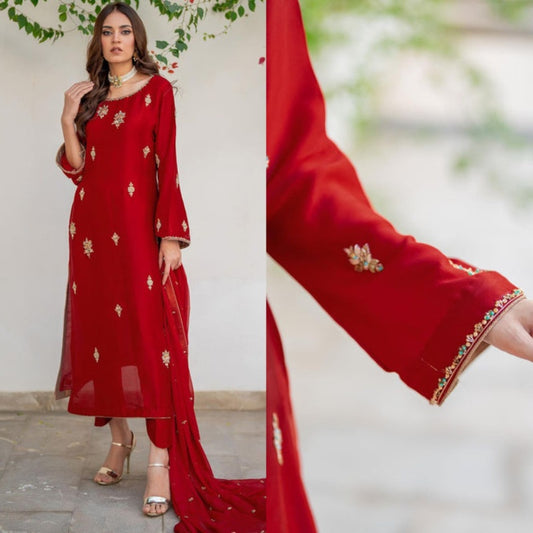 QAFLA COLLECTION  RUHI UNSTITCHED