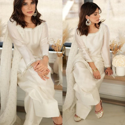 QAFLA COLLECTION SEHRU UNSTICHED