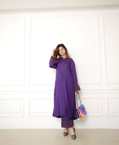 QF- ROOSO PURPLE STITCH