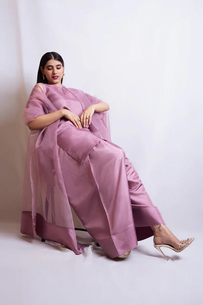 QF-  ZAHRA TEA PINK STITCH