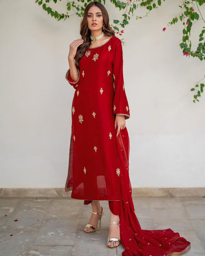 QAFLA COLLECTION  RUHI UNSTITCHED