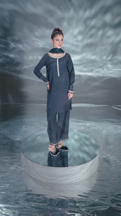 QAFLA COLLECTION BISMA UNSTITCHED