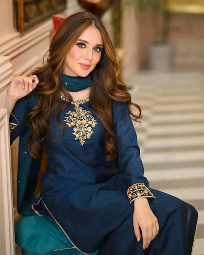 QAFLA COLLECTION  ZARI UNSTITCHED
