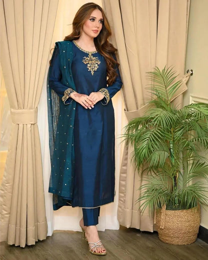 QAFLA COLLECTION  ZARI UNSTITCHED